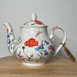 Poppy Floral Teapot (2 for $40)
